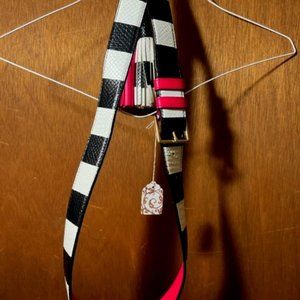 COPY - Kate Spade belt with key FOB NEW snakeskin